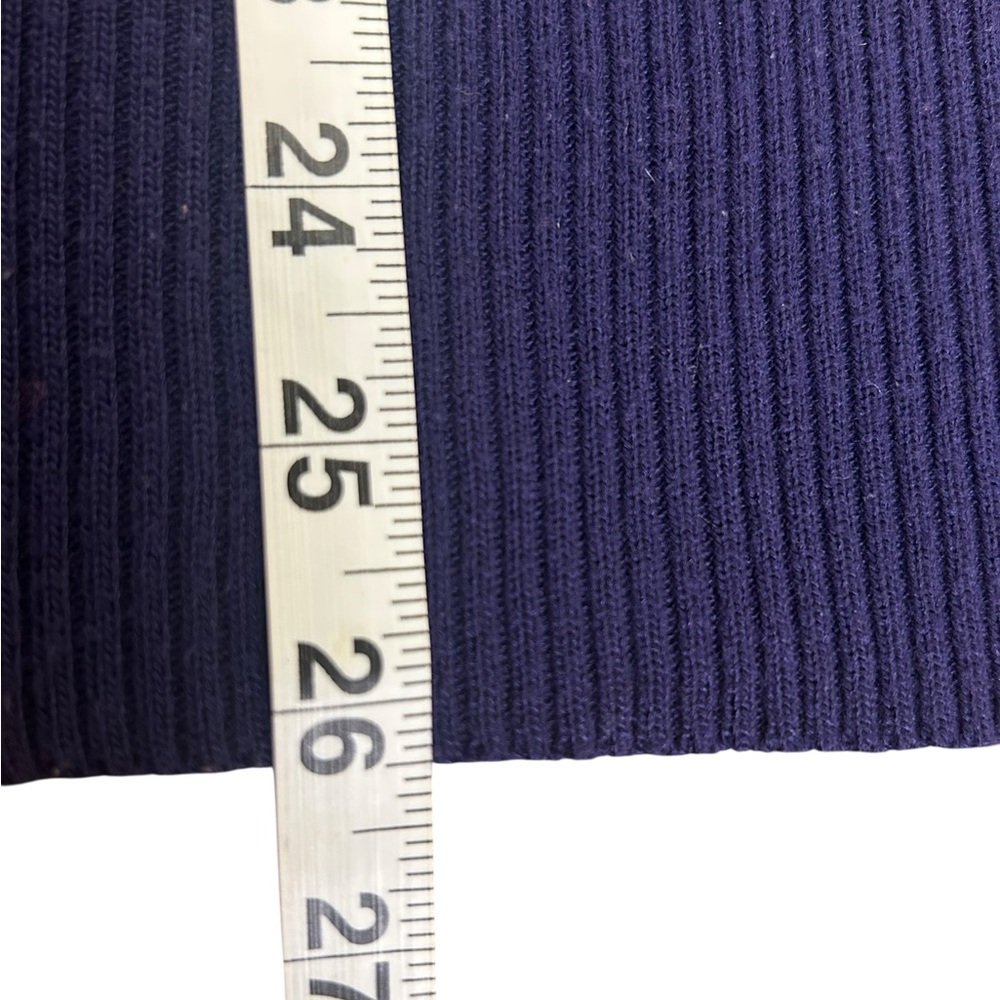 VTG 90s OUTBACK RED The Limited Chevron Knit Sweater L Metallic Retro Navy Ornge - Picture 13 of 13
